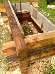 Betongplattor som skydd