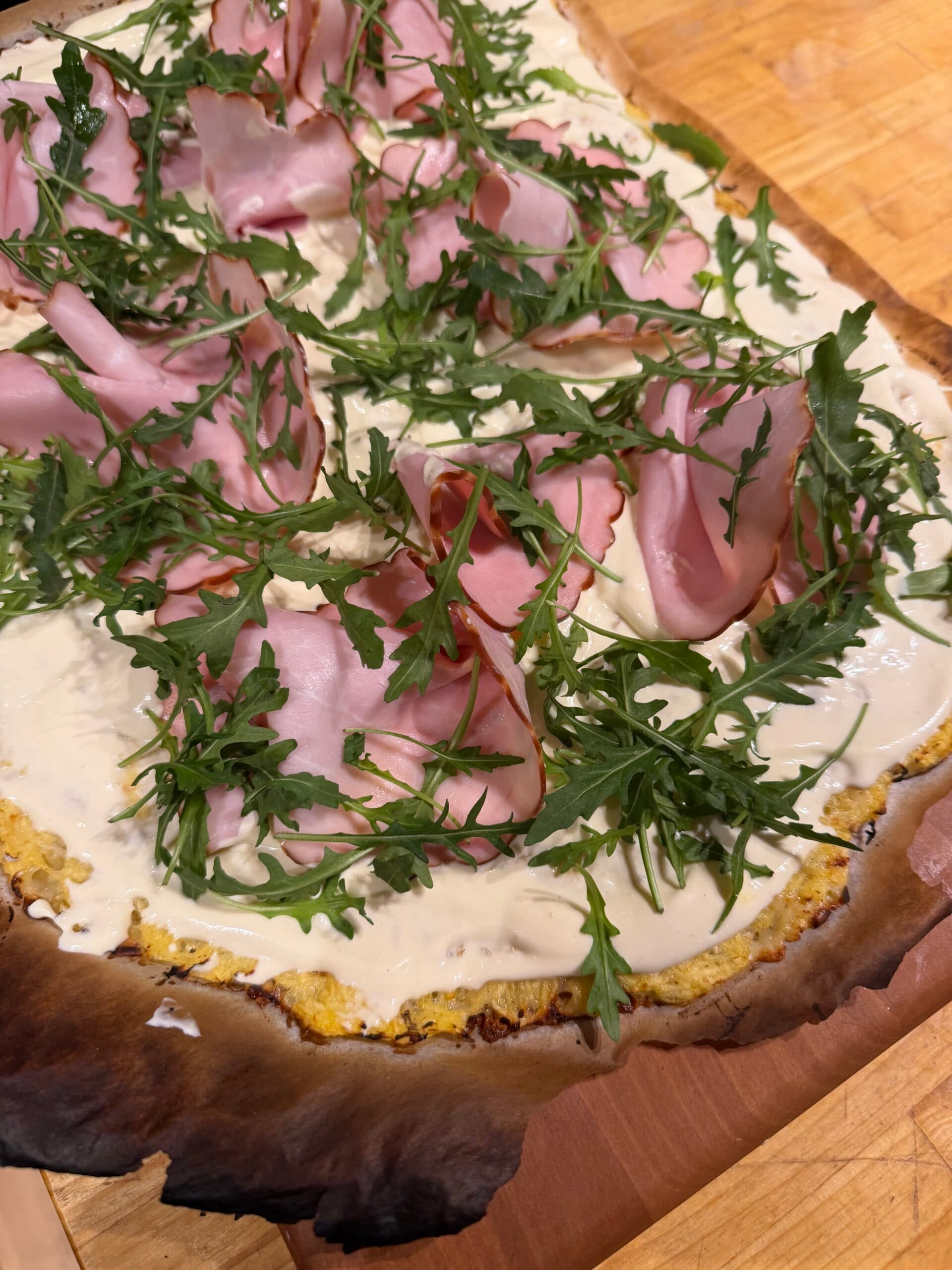 Kålrotspizza Bianco